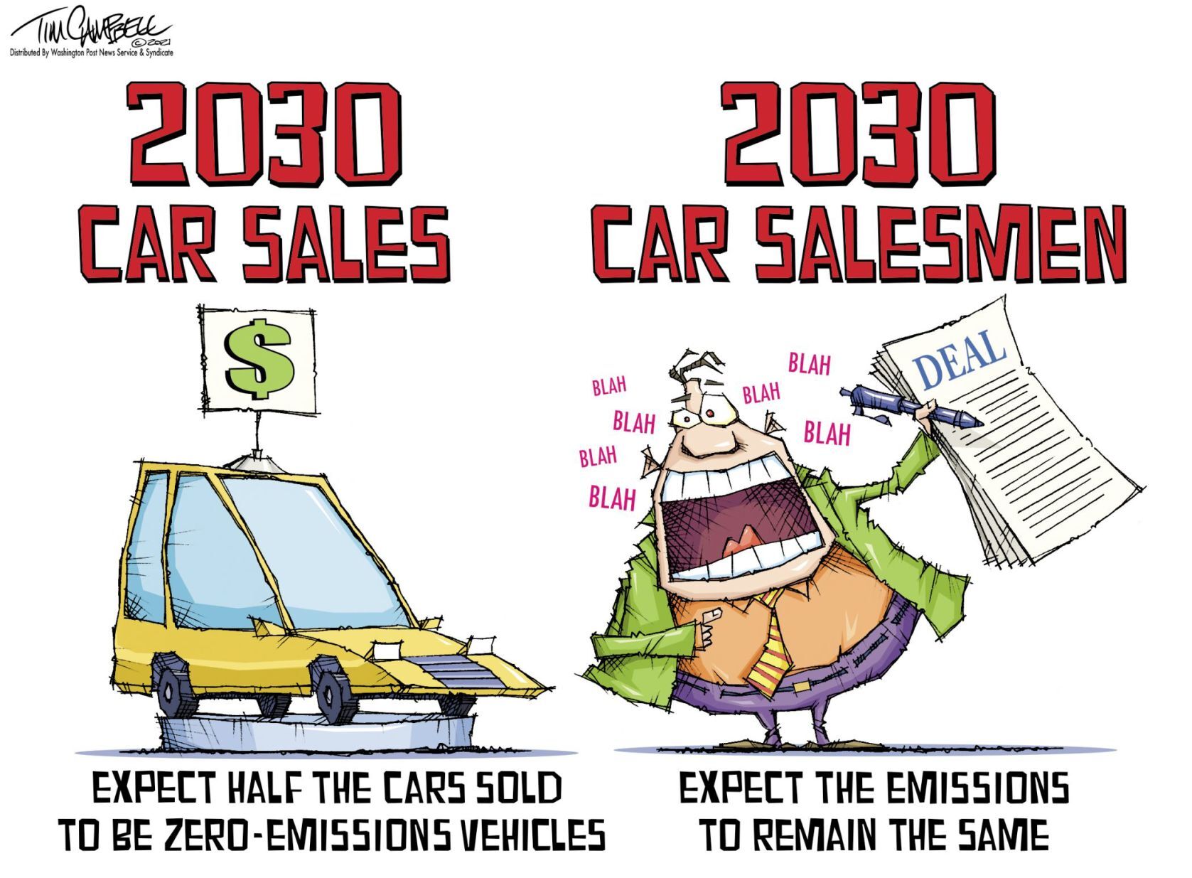 Tim Campbell cartoon